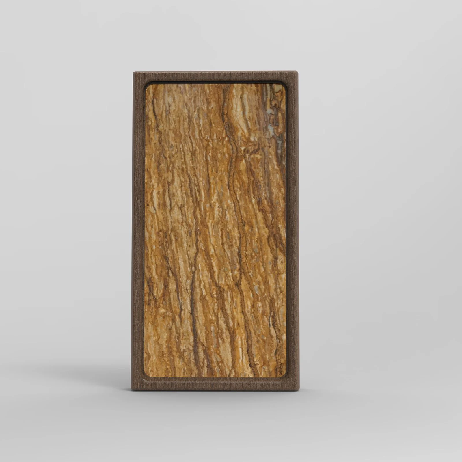 Walnut Travertine: Front view